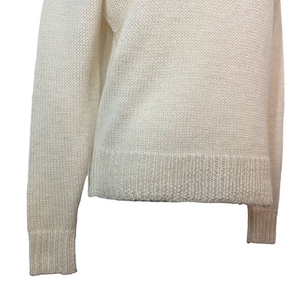 ISABEL MARANT ETOILE Women’s 38 (M) Wool Alpaca Pullover Sweater Side Vent Cream - Picture 6 of 14